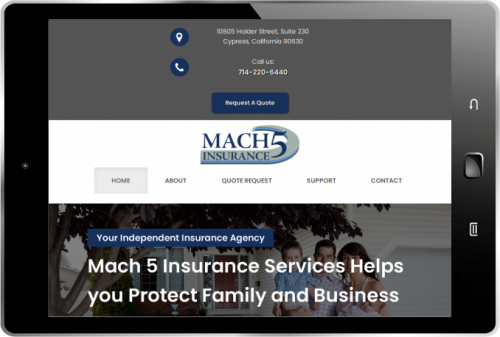 Responsive for Mobile Tablets